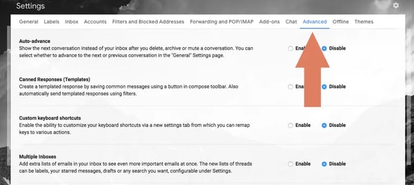 Setting up multiple Gmail inboxes