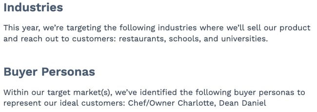Target%20Market%20example.jpg?width=650&name=Target%20Market%20example - 5 Steps to Create an Outstanding Marketing Plan [Free Templates]