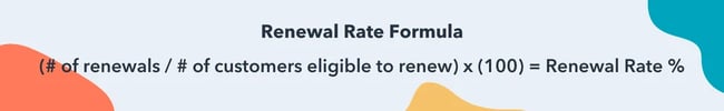 renewal rate formula