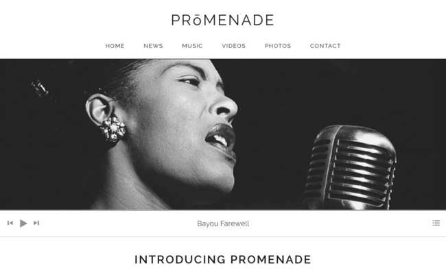 promenade wordpress theme for podcasts preview page