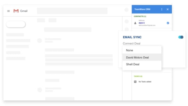 Teamwave CRM Gmail