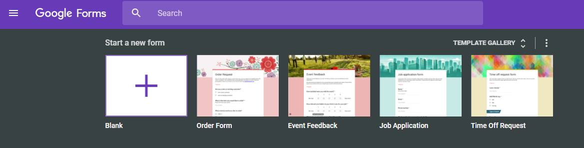 google docs google forms