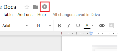 google docs work offline icon