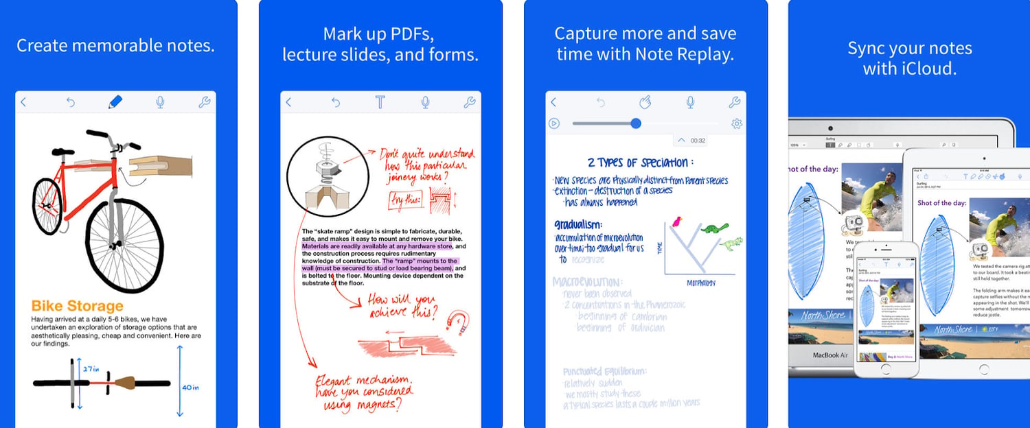 Form capture. Notability for Windows.