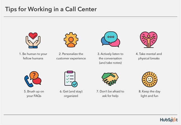8 tips for working in a call center