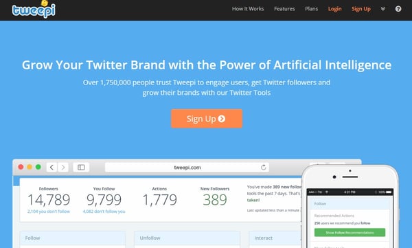  Grow your Twitter brand name with Tweepi AI