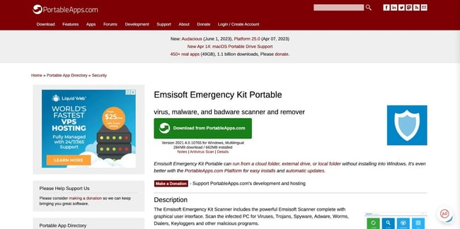 Emsisoft Emergency Kit portable