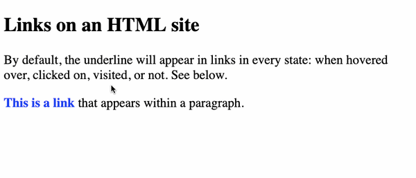 How to Remove the Underline from Links in CSS