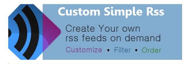 One of our favorite WordPress RSS feed plugin options, Custom Simple RSS