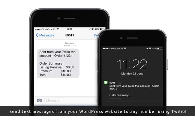 One of our favorite WordPress SMS plugins: WP SMS: Texting