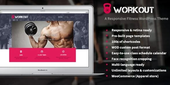 Workout Fitness WordPress Theme