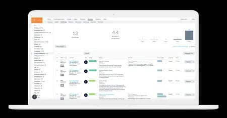 yext reviews example review management software tool dashboard