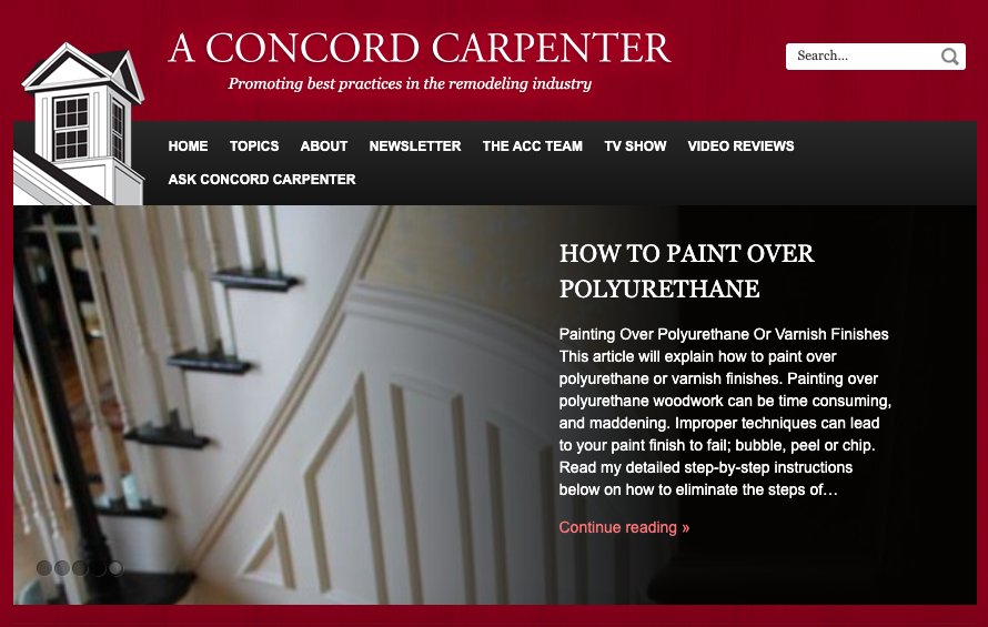 A Concord Carpenter Homepage