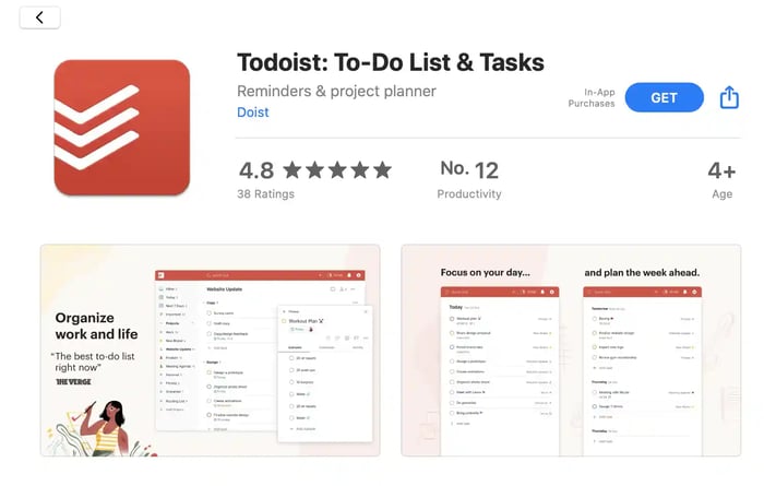 how to launch a mobile app: todoist