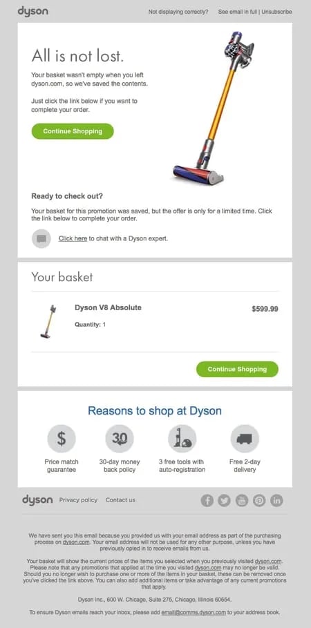 The 16 Best Abandoned Cart Emails To Win Back Customers