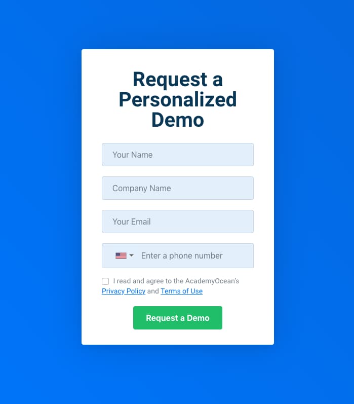 Demo Request Form