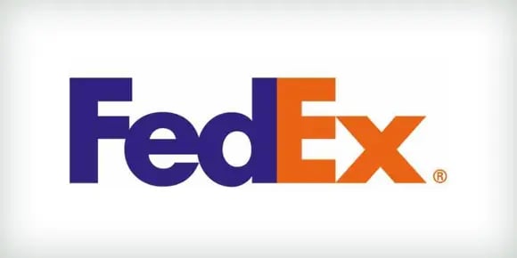 FedEx logo with hidden arrow between E an X