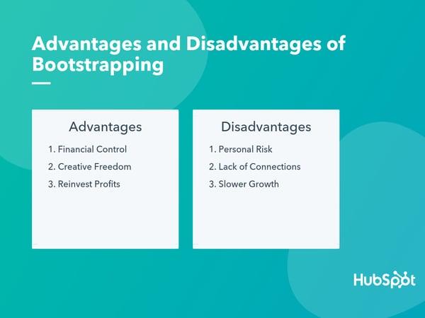 advantages and disadvantages of bootstrapping