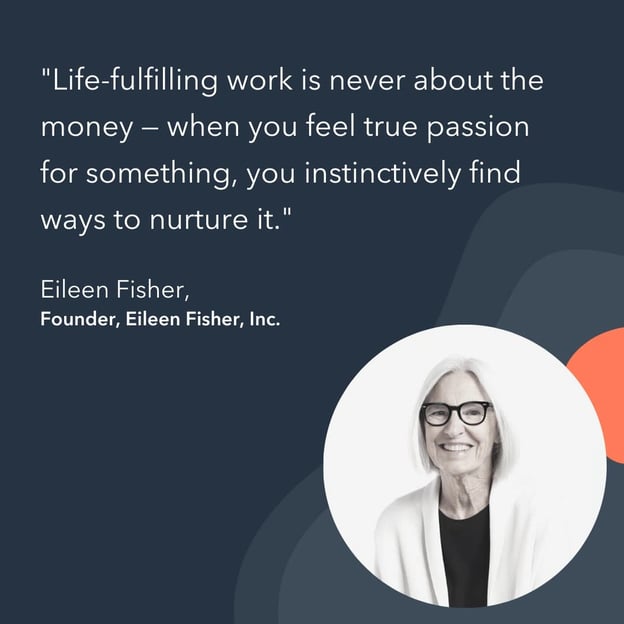entrepreneur advice Eileen Fisher