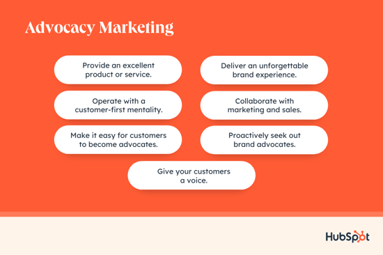 advocacy marketing, how to create customer advocates