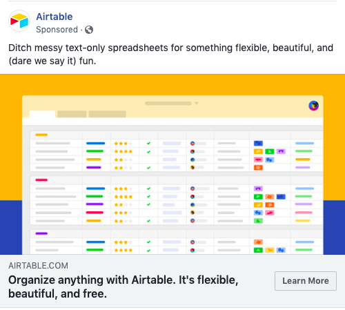 airtable features messaging example