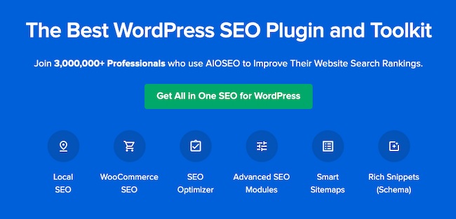 Examples of plugins: All In One SEO