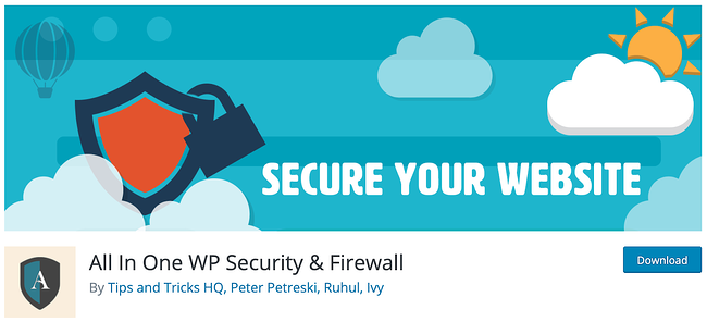 Best WordPress Security Scanners: All In one WP Security & Firewall