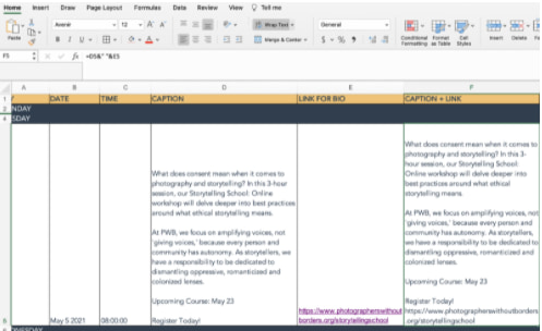 an example of the ampersand function in excel