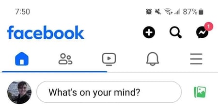 facebook mobile android, what’s on your mind