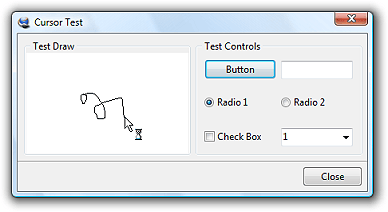 Create attractive cursors using image objects