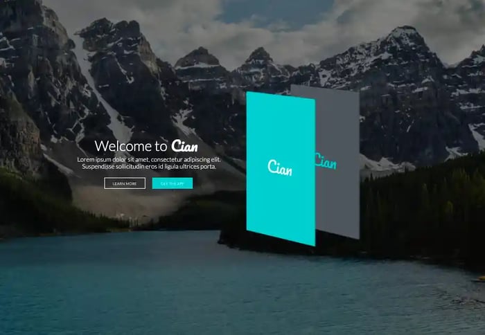 Cian-wordpress-theme for mobile apps