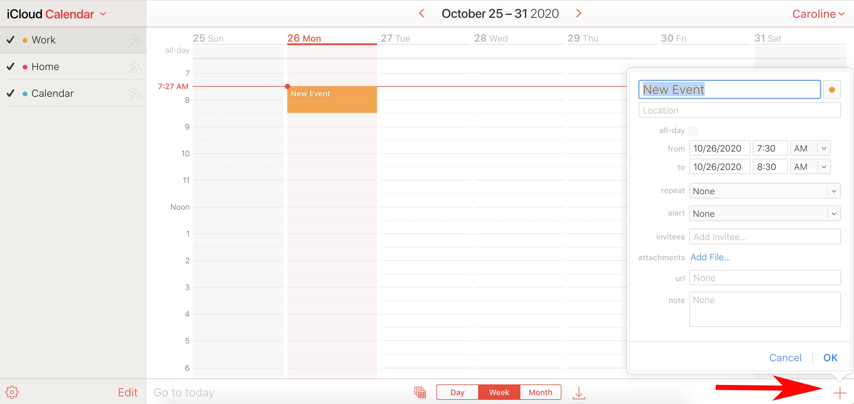 how to change colors on calendar for mac