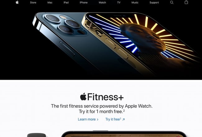 Omni-channel marketing example by Apple