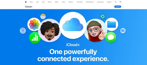 digital customer experience, apple products data sync with icloud