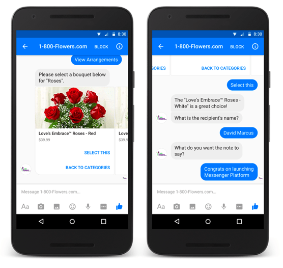 Chatbot-flowers