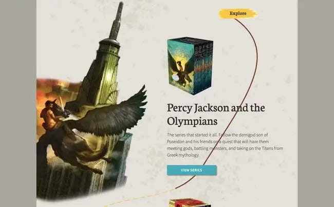 best author website: Rick Riordan