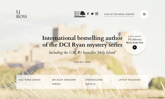 best author website: LJ Ross