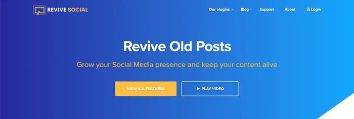 Automatic post to facebook from wordpress plugin: revive old posts