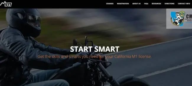 rider training homepage - avada theme example with slider image