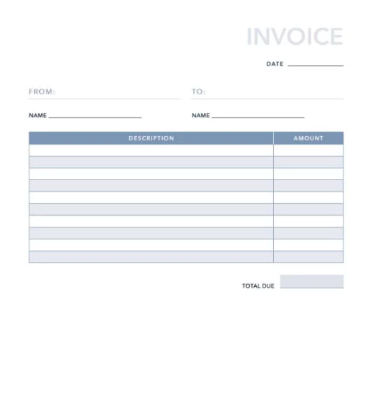 Professional Invoice Template Word from blog.hubspot.com