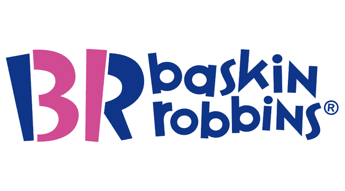 Baskin-Robbins logo with number "31" subliminally hidden in brand initials 