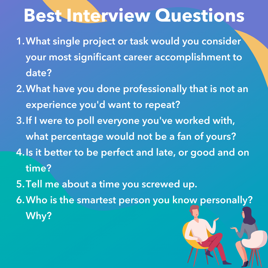 Primitiv dome Om 16 of the Best Job Interview Questions to Ask Candidates (And What to Look  for in Their Answers)