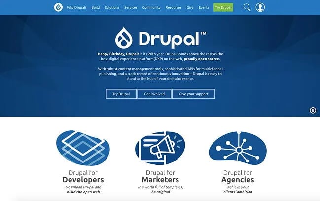 Best blogging platform: Drupal