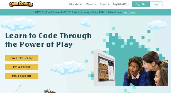 One of the best coding games for beginners: Code Combat 