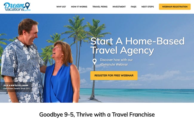 franchise opportunities: dream vacations