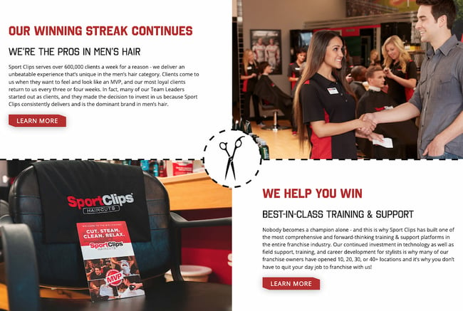 franchise opportunities: sport clips