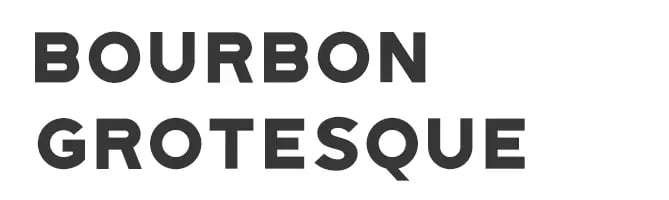Bourbon Grotesque free modern font
