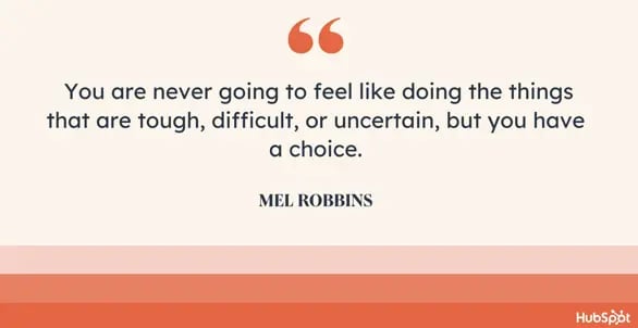 mel robbins quote