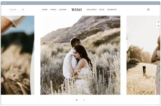 one page website template: wiso