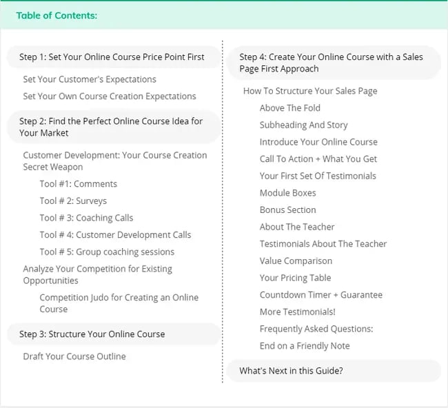 Best table of contents WordPress plugins: thrive architect